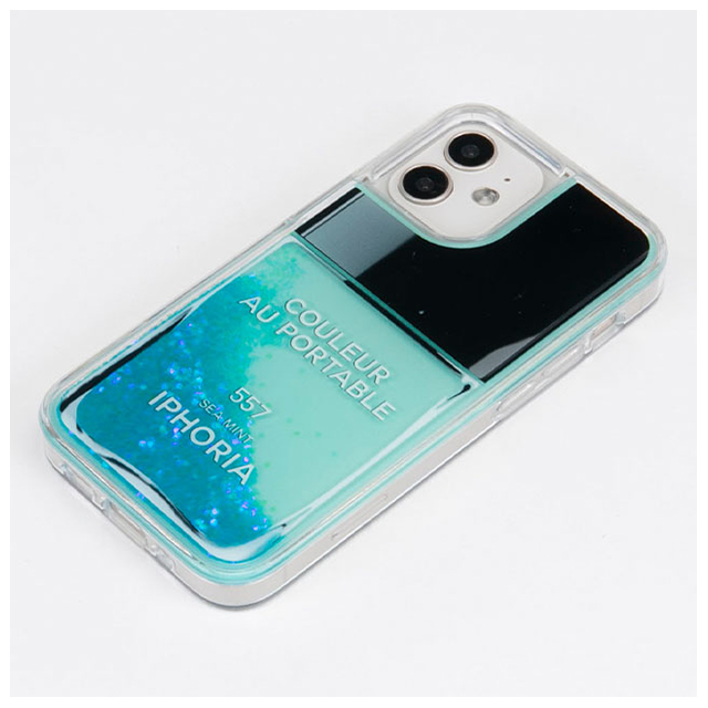 【iPhone12/12 Pro ケース】Liquid Case (Nailpolish Coleur Au Portable Turquoise)goods_nameサブ画像