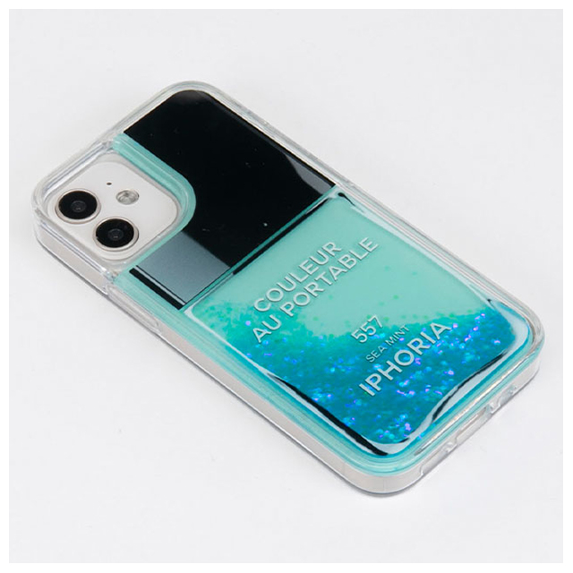 【iPhone12/12 Pro ケース】Liquid Case (Nailpolish Coleur Au Portable Turquoise)goods_nameサブ画像