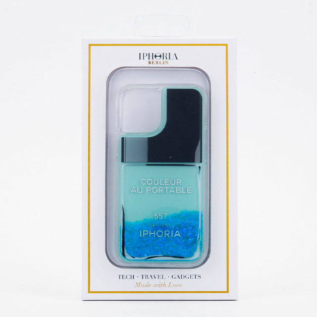 【iPhone12/12 Pro ケース】Liquid Case (Nailpolish Coleur Au Portable Turquoise)goods_nameサブ画像