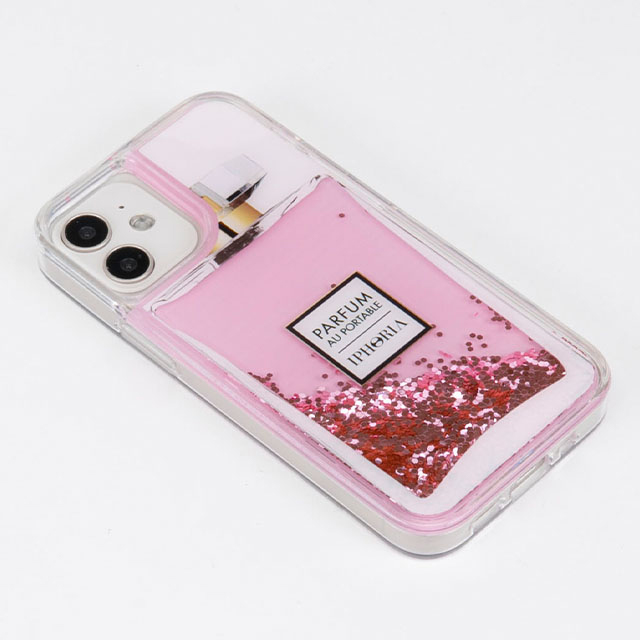 【iPhone12/12 Pro ケース】Liquid Case (Perfume au Portable Pink Glitter)goods_nameサブ画像