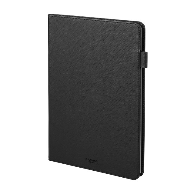 【iPad(10.2inch)(第9/8/7世代) ケース】“EURO Passione” Book PU Leather Case (Black)サブ画像