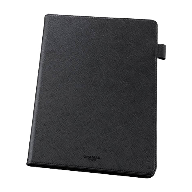 【iPad(10.2inch)(第9/8/7世代) ケース】“EURO Passione” Book PU Leather Case (Black)サブ画像