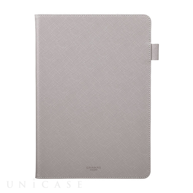 【iPad(10.2inch)(第9/8/7世代) ケース】“EURO Passione” Book PU Leather Case (Gray)