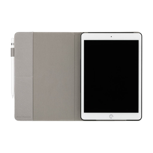 【iPad(10.2inch)(第9/8/7世代) ケース】“EURO Passione” Book PU Leather Case (Gray)サブ画像