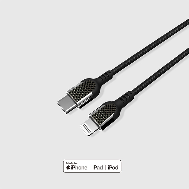 Carbon Fiber MFi USB-C to Lightning Fast Charging Cableサブ画像