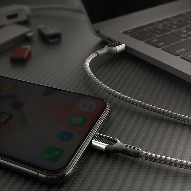 Carbon Fiber MFi USB-C to Lightning Fast Charging Cablegoods_nameサブ画像