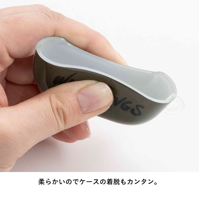 【AirPods Pro(第1世代) ケース】WILD THINGS カラビナ付きTPUケース (ブラック)goods_nameサブ画像