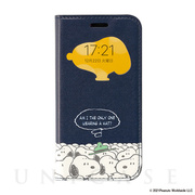 【iPhone12 mini ケース】PEANUTS/フリップ窓...