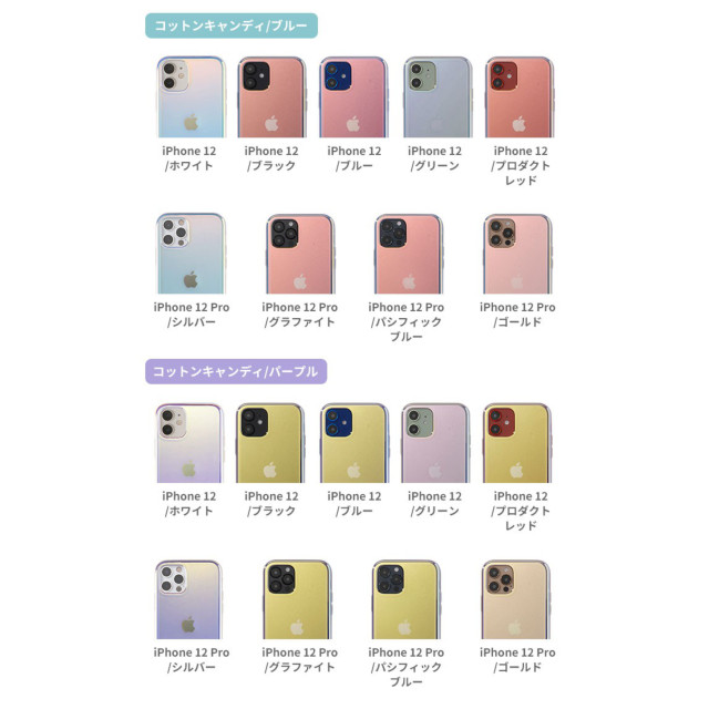 【iPhone12 mini ケース】iFace Glastonケース (コットンキャンディ/ブルー)goods_nameサブ画像