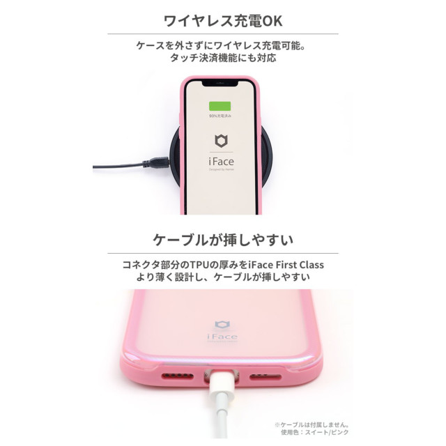 【iPhone12 Pro Max ケース】iFace Glastonケース (コットンキャンディ/ブルー)サブ画像