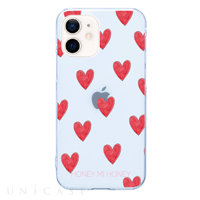 【iPhone12/12 Pro ケース】クリアケース (Heart)