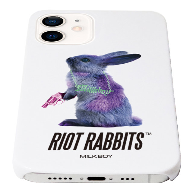 【iPhone12/12 Pro ケース】ホワイトケース (Riot Rabbits WH)サブ画像