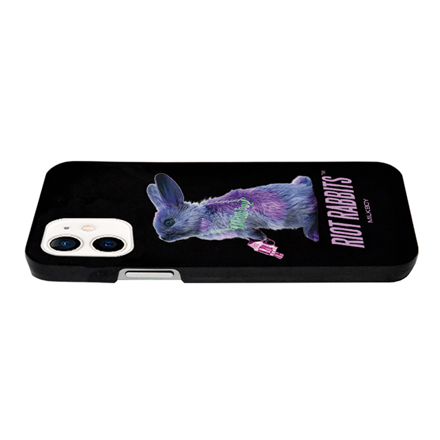 【iPhone12 mini ケース】ブラックケース (Riot Rabbits BK)サブ画像