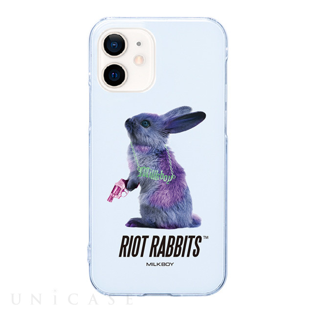 【iPhone12/12 Pro ケース】クリアケース (Riot Rabbits)