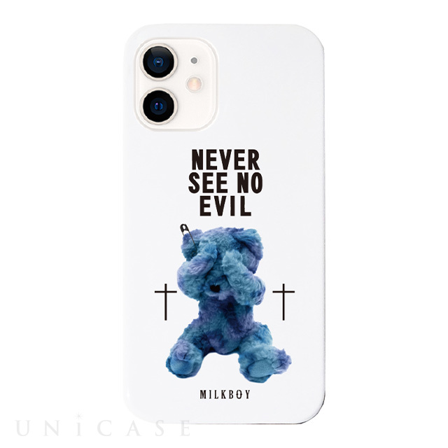 【iPhone12 mini ケース】ホワイトケース (SEE NO EVILBEARS WH)