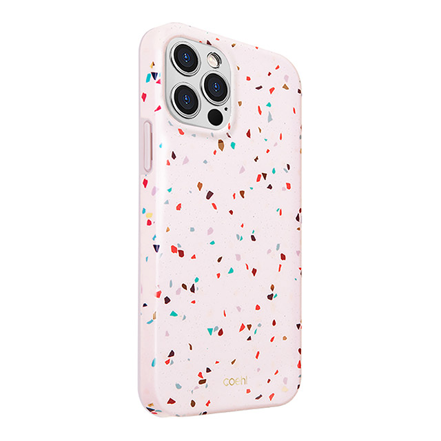 【iPhone12 Pro Max ケース】COEHL TERRAZZO IML技術を採用 耐衝撃ハイブリット素材採用 内側にマイクロファイバー 衝撃にも傷に強い ハードケース (ピンク)goods_nameサブ画像