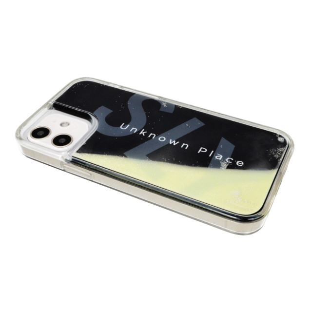 【iPhone12/12 Pro ケース】SLY ラメ入りネオンサンドケース (白×黒)goods_nameサブ画像