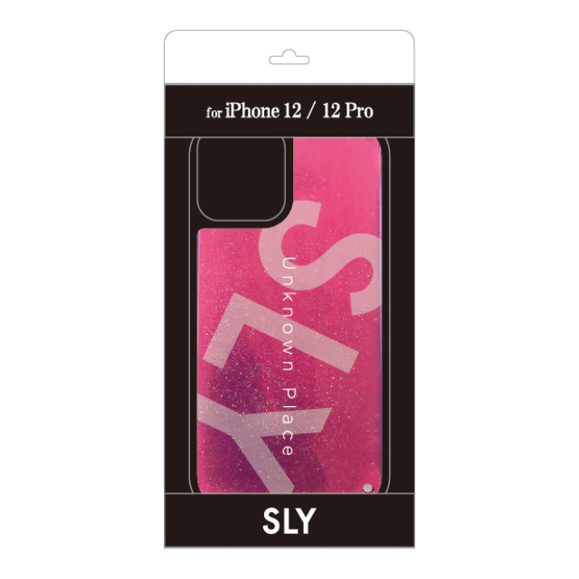 【iPhone12/12 Pro ケース】SLY ラメ入りネオンサンドケース (ピンク×紫)goods_nameサブ画像