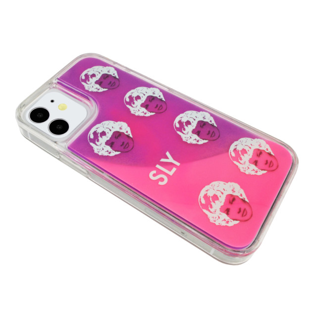 【iPhone12 mini ケース】SLY ネオンサンドケース face (ピンク×紫)サブ画像