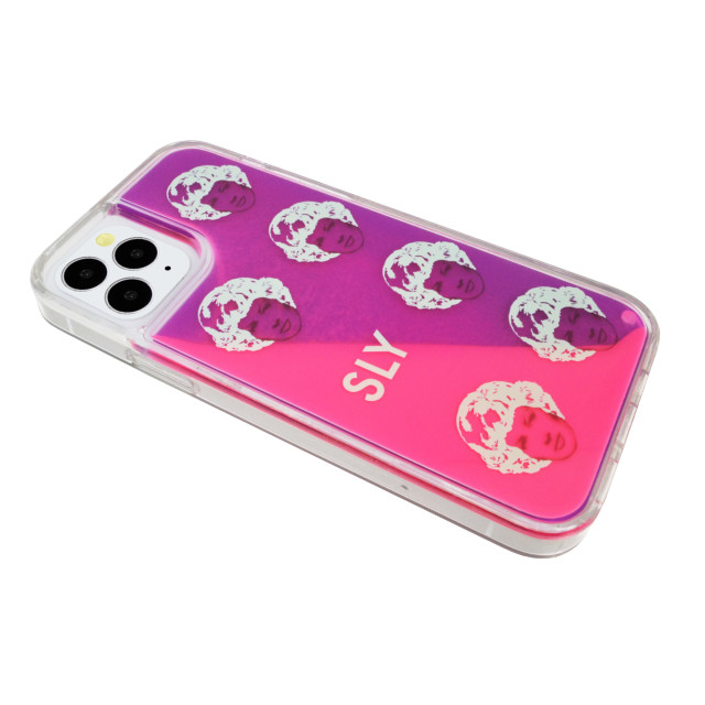 【iPhone12/12 Pro ケース】SLY ネオンサンドケース face (ピンク×紫)サブ画像