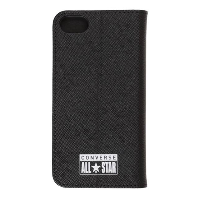 【iPhoneSE(第3/2世代)/8/7 ケース】Logo PU Leather Book Type Case (BLACK)サブ画像