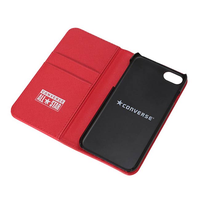 【iPhoneSE(第3/2世代)/8/7 ケース】Logo PU Leather Book Type Case (RED)goods_nameサブ画像