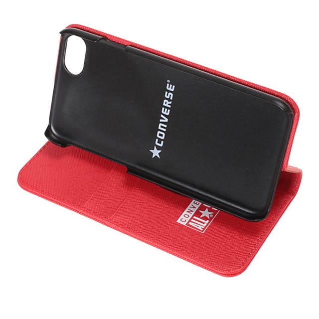 【iPhoneSE(第3/2世代)/8/7 ケース】Logo PU Leather Book Type Case (RED)goods_nameサブ画像