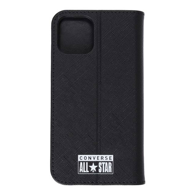 【iPhone12/12 Pro ケース】Logo PU Leather Book Type Case (BLACK)サブ画像