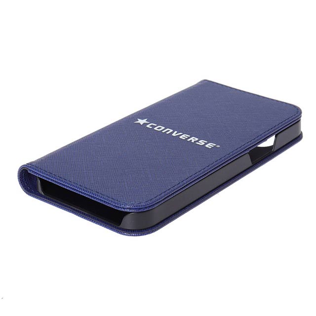 【iPhone12/12 Pro ケース】Logo PU Leather Book Type Case (BLUE)サブ画像