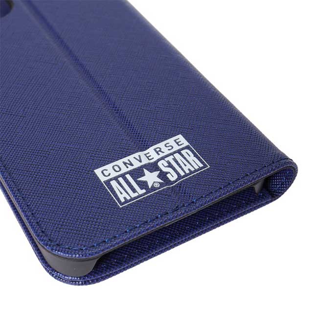 【iPhone12/12 Pro ケース】Logo PU Leather Book Type Case (BLUE)サブ画像