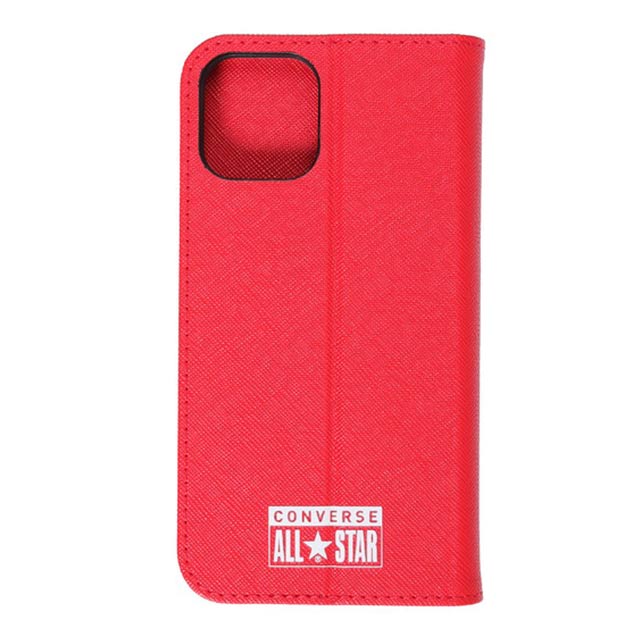 【iPhone12/12 Pro ケース】Logo PU Leather Book Type Case (RED)サブ画像