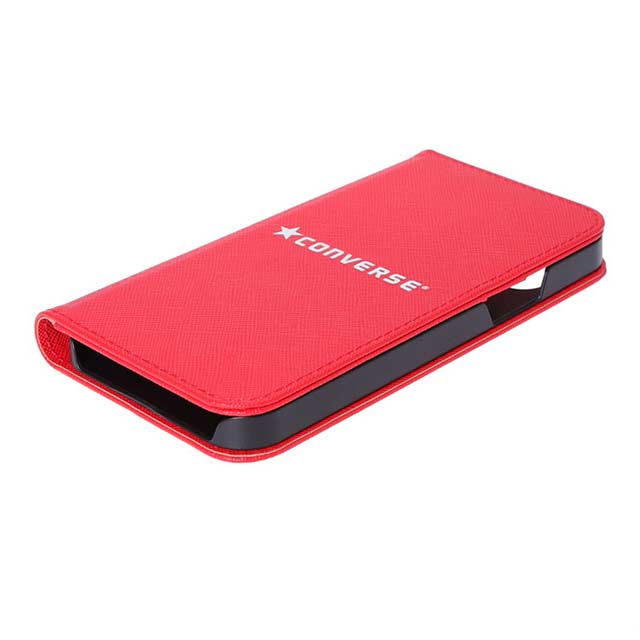 【iPhone12/12 Pro ケース】Logo PU Leather Book Type Case (RED)サブ画像