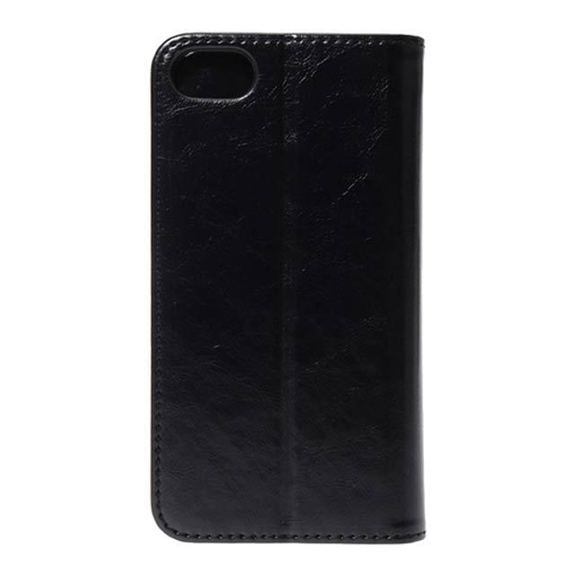 【iPhoneSE(第3/2世代)/8/7 ケース】Uncle Patch  PU Leather Book Type Case (BLACK)goods_nameサブ画像