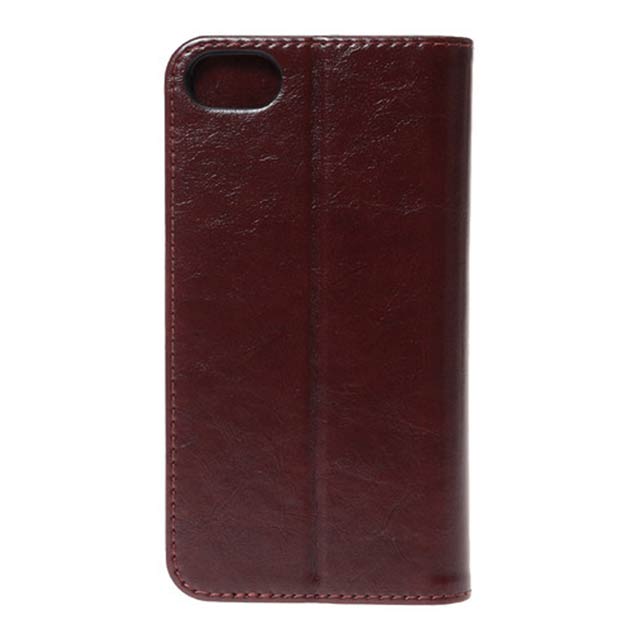 【iPhoneSE(第3/2世代)/8/7 ケース】Uncle Patch  PU Leather Book Type Case (BROWN)サブ画像