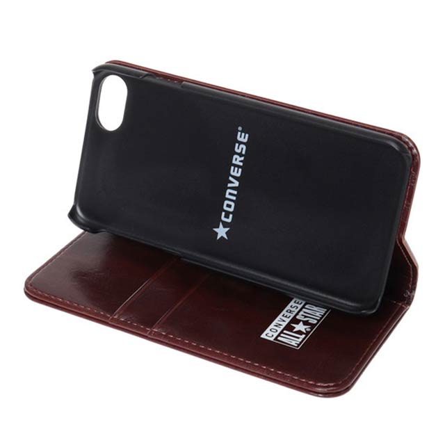 【iPhoneSE(第3/2世代)/8/7 ケース】Uncle Patch  PU Leather Book Type Case (BROWN)サブ画像