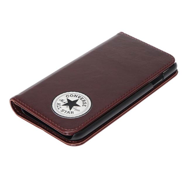 【iPhoneSE(第3/2世代)/8/7 ケース】Uncle Patch  PU Leather Book Type Case (BROWN)サブ画像