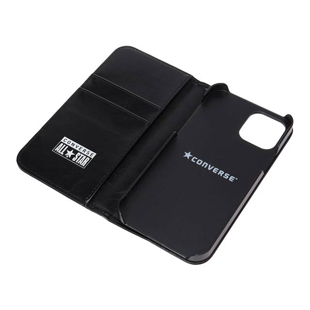 【iPhone12/12 Pro ケース】Uncle Patch  PU Leather Book Type Case (BLACK)サブ画像