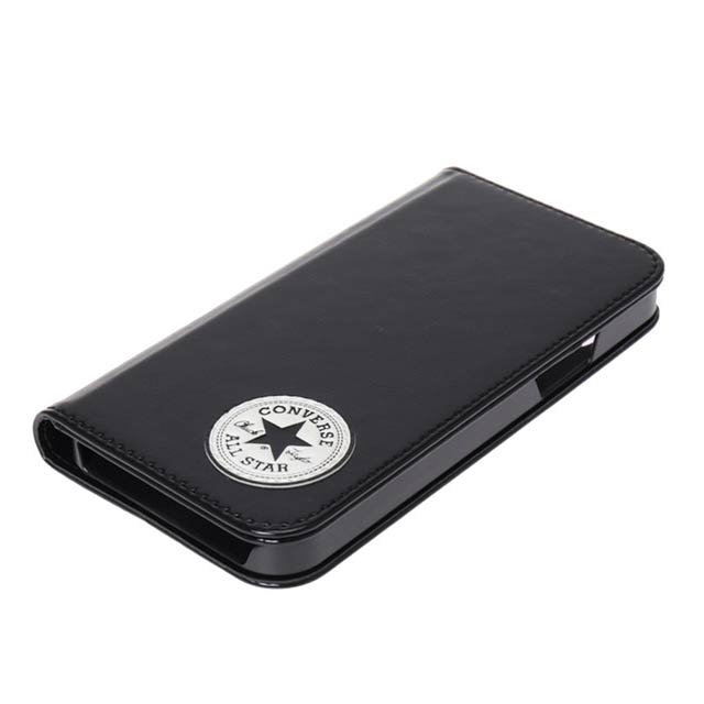 【iPhone12/12 Pro ケース】Uncle Patch  PU Leather Book Type Case (BLACK)サブ画像