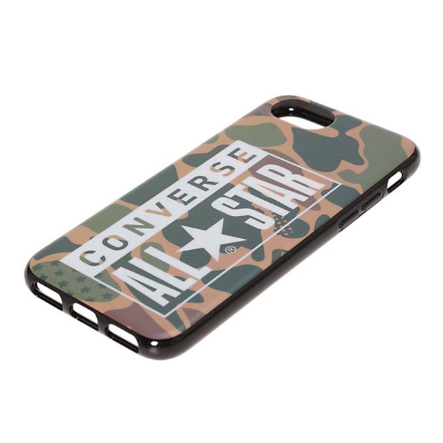 【iPhoneSE(第3/2世代)/8/7 ケース】Heel Patch Logo Hybrid IML Back Case (CAMO)サブ画像