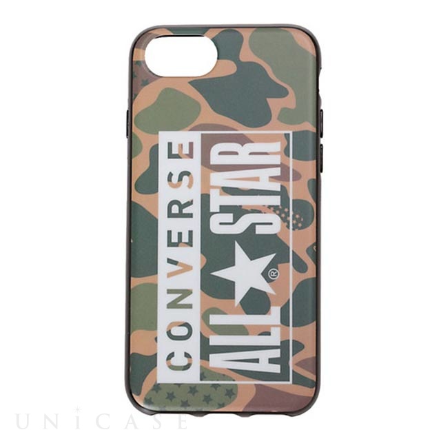 【iPhoneSE(第3/2世代)/8/7 ケース】Heel Patch Logo Hybrid IML Back Case (CAMO)