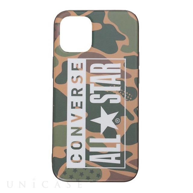 【iPhone12 mini ケース】Heel Patch Logo Hybrid IML Back Case (CAMO)