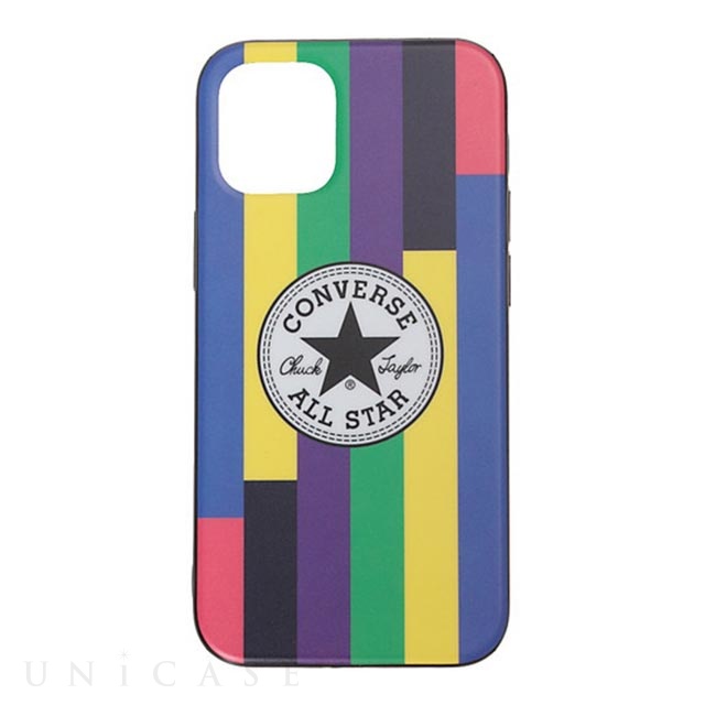 【iPhone12 mini ケース】Circle Logo Hybrid IML Back Case (RAINBOW)