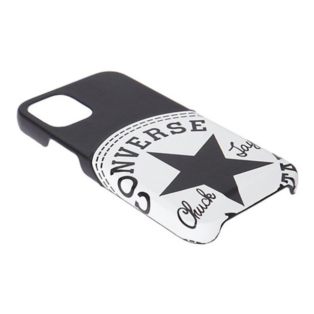 【iPhone12 mini ケース】Big Circle Logo PU Leather Back Case カードポケット付き (BLACK)サブ画像