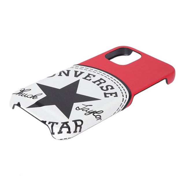 【iPhone12 mini ケース】Big Circle Logo PU Leather Back Case カードポケット付き (RED)goods_nameサブ画像