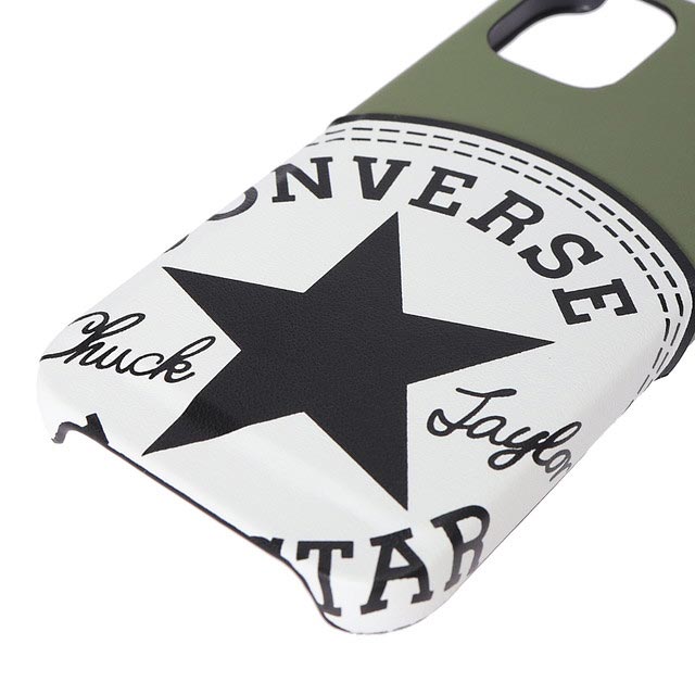 【iPhone12 mini ケース】Big Circle Logo PU Leather Back Case カードポケット付き (KHAKI)goods_nameサブ画像