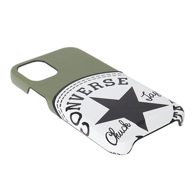 【iPhone12 mini ケース】Big Circle Logo PU Leather Back Case カードポケット付き (KHAKI)goods_nameサブ画像