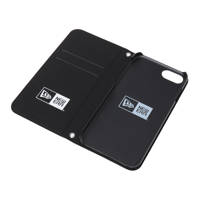 【iPhoneSE(第3/2世代)/8/7 ケース】Box Logo Book Type Case (BLACK)サブ画像