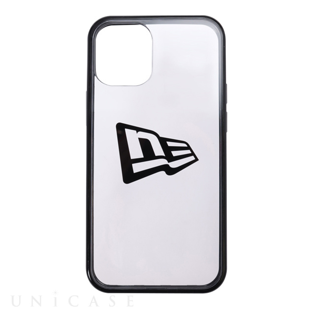 【iPhone12 mini ケース】Flag Logo(BLK) Hybrid Clear Back Case