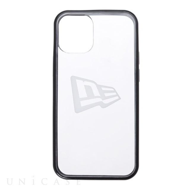 【iPhone12 mini ケース】Flag Logo(WHT) Hybrid Clear Back Case