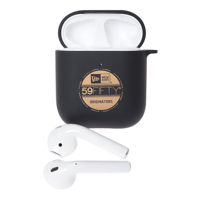 【AirPods(第2/1世代) ケース】Sticker Logo AirPods Case (BLACK)サブ画像